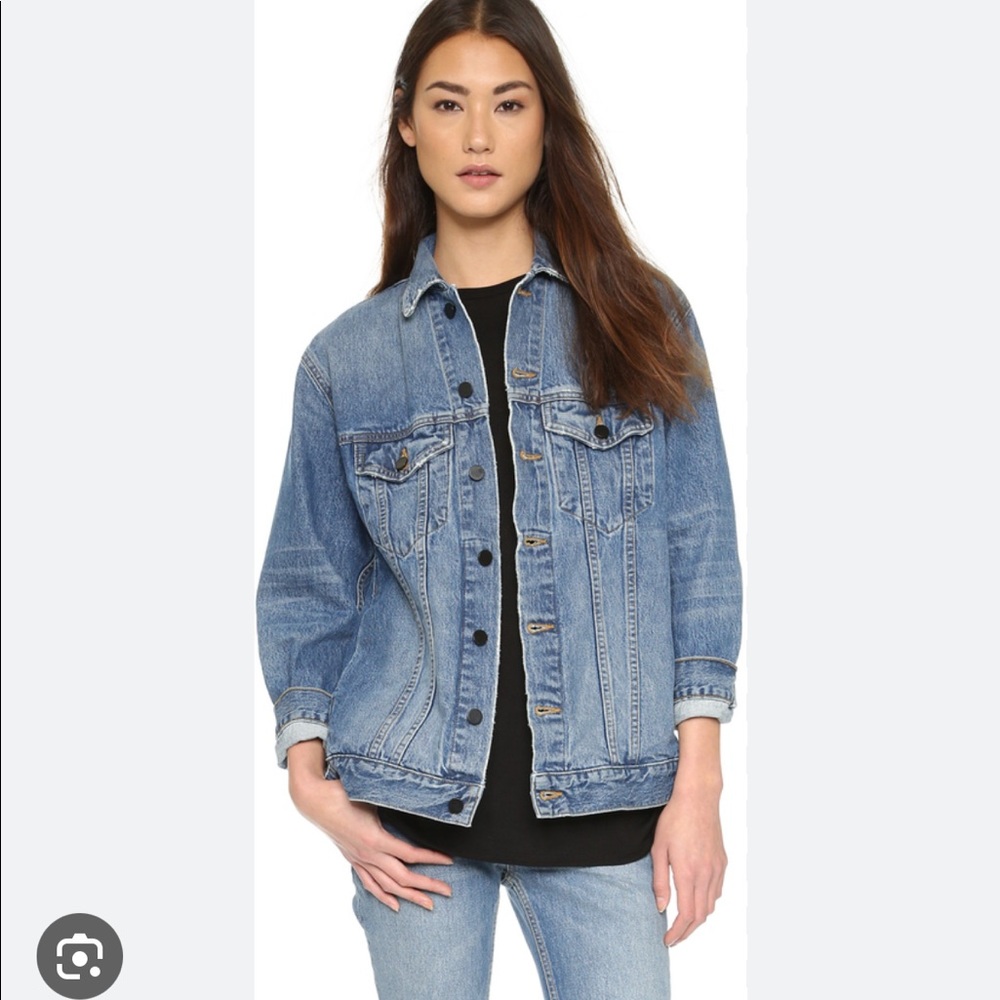 Denim x Alexander Wang Daze Oversized Denim Jacket